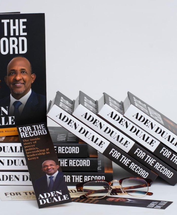 Reviewing For The Record by Aden Duale –  a prominent Kenyan politician