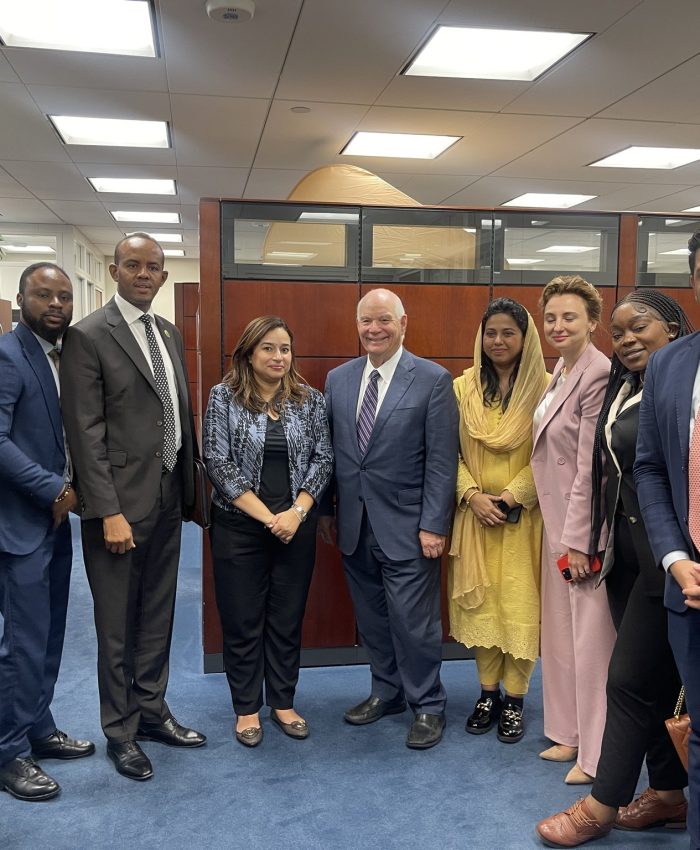 U.S. Senator Ben Cardin Discusses Global Democracy with McCain 2024 Fellows